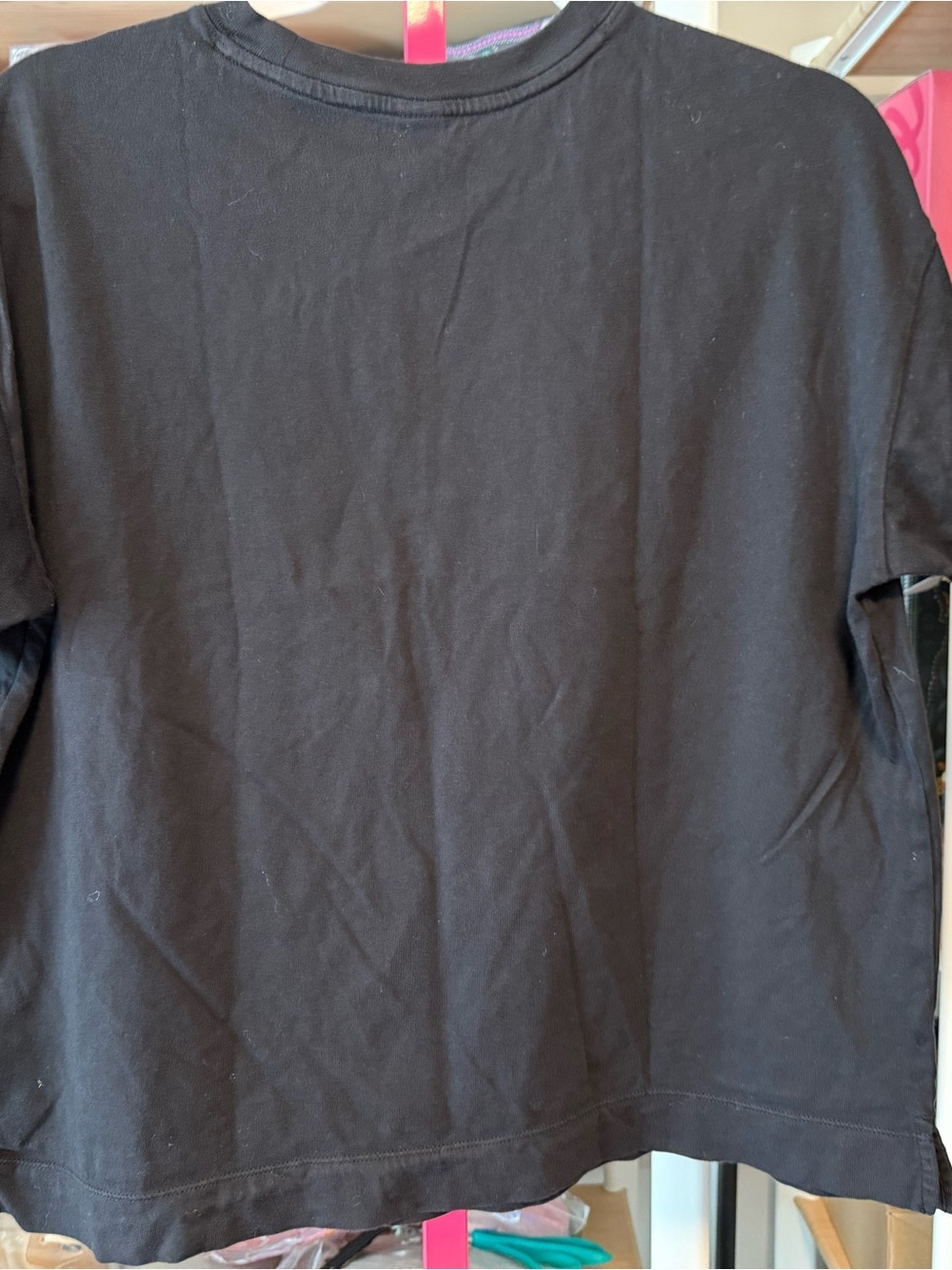 Old Navy Boxy Tee | Black | Size Medium - Picture 6 of 6
